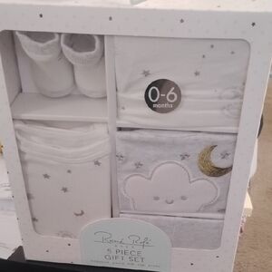 Rene Rofe Baby White and Gold 5-Piece Set